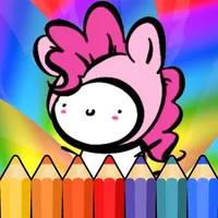 Pony Princess Colorbook for Little Toddler Girls icon