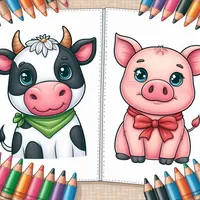 Animals Coloring Pages - Book icon