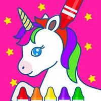 Unicorn Coloring Book Games icon