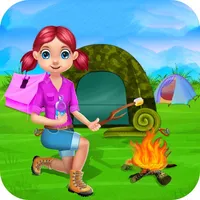 Camping Vacation Kids : summer camp games and camp activities in this game for kids and girls - FREE icon