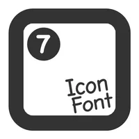IcoMoon Cheatsheet - Icon Font with tagline icon