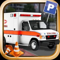 Ambulance Emergency Parking 3D - Real Heavy Car Driving Test Critical Mission icon