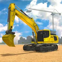 Modern Construction Excavator icon