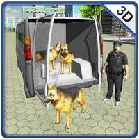 Police Dog Transporter Truck – Drive minivan & transport dogs in this simulator game icon