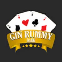 Gin Rummy Card Game Dark icon