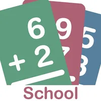 Big Math Flash Cards School icon