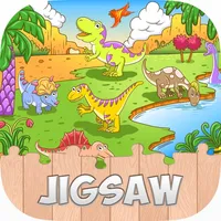 Dinosaur Jigsaw Puzzle Dino for toddlers and kids icon