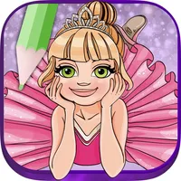 Ballerina Coloring Book Games icon