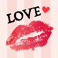 Kiss & Heart Stickers icon