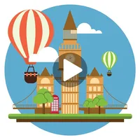 Hueliday: World Travel Animated Stickers icon