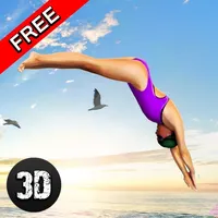 Swimming Pool Cliff Flip Diving Simulator 3D icon