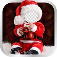 Christmas Santa Photo Montage icon