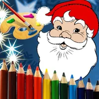 Christmas Santa Coloring Pages -Kids Coloring Book icon