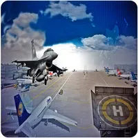 Jet Fighter Parking Airport : Real Simulation Game icon