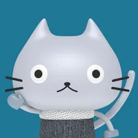 Gray Cat - Animated Stickers icon