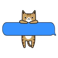 Message hug hold cat sticker icon