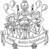 Coloring Pages For FNAF Sister Location icon