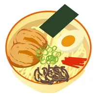 Japanese noodle sticker icon