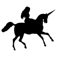 Fantasy silhouette icon