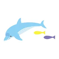 Sea illustration sticker icon