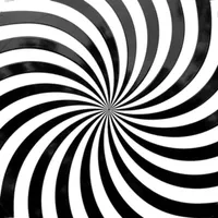 Optical illusion hypnosis icon