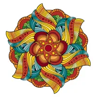 Magic Mandalas Coloring Book icon