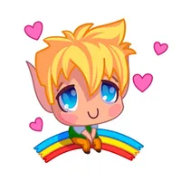 Blonde Elf Stickers icon