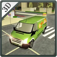 Pizza Delivery Van- Food Truck Driver Game icon