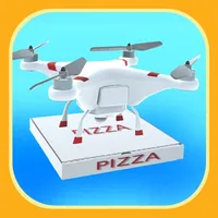 Drone Pizza Delivery 3D icon