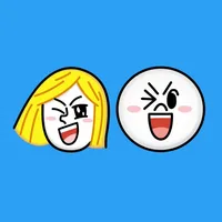 JAMES & MOON Emoji Stickers - LINE FRIENDS icon