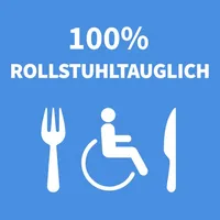 100% rollstuhltaugliche Gastro icon