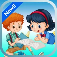 Little boys and girl Coloring Pages for Children icon