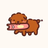 Poodle Kimi Sticker icon