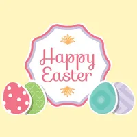 Happy Easter stickers & emoji icon