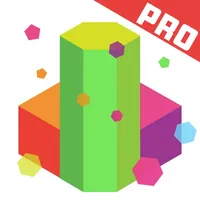 Hex Block! Cube square icon