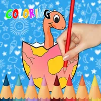 Dinosaur Coloring Books for Kids Toddler Game Free icon