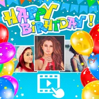 Birthday videos maker icon