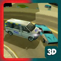 Police Van Rob Chase - Traffic Racing Game icon