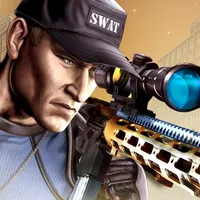 urban sniper shooting war icon