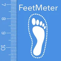 Feet Meter  measure shoe size icon