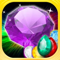 Gems Jewels Match 4 Puzzle Game for Boys & Girls icon