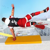 Rooftop Backflip Parkour Games icon