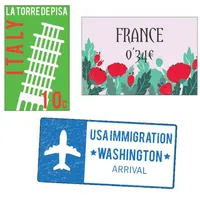 Country & City stamps stickers icon