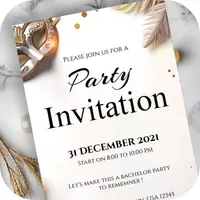 Custom Party Invitation Card icon