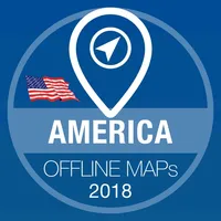 USA Offline map GPS navi icon