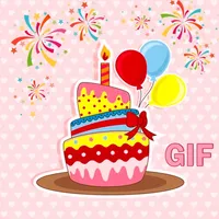 Birthday Cake GIF Stickers icon