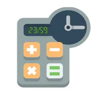 Calculator hours and minutes icon