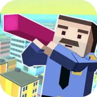 Block Man run City 3D icon