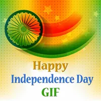 15 August Independence Day GIF icon