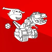 Dino Robot Coloring Book icon